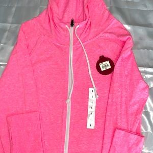 Pink zip up jacket